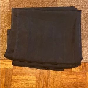 Black sheer curtains